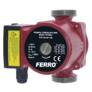 Pompa circulatie pentru apa potabila FERRO, 25-40, ax 130 mm